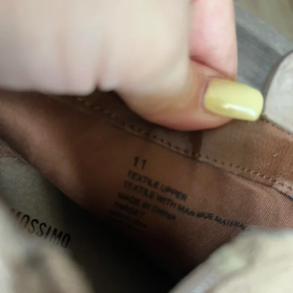 Tan Fringe Suede Ankle Boots Women's Size 11 Boots Western Country Booties Heel - Picture 6 of 8